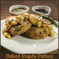 Baked Ragda Pattice