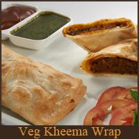 Veg Kheema Wrap