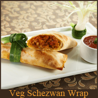 Veg Schezwan Wrap